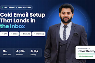 setup instantly ai or smartlead for email outreach, cold email marketing