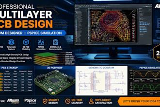 design multilayer pcb using altium designer and pspice simulation