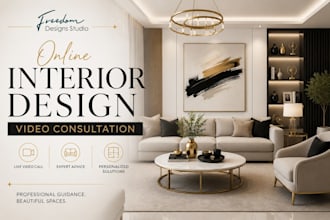 give expert interior design advice in a 1 x 1 video call