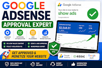 fix google adsense approval, ads placement and website monetization issues