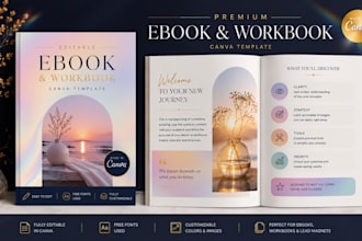canva ebook design, lead magnet, work book, ebook formatting, self help books