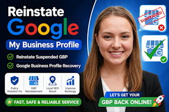 reinstate and fix your suspended google business profile to restore your local