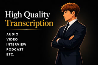 craft high quality, accurate transcriptions