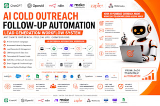build ai cold outreach follow up automation lead generation workflow system