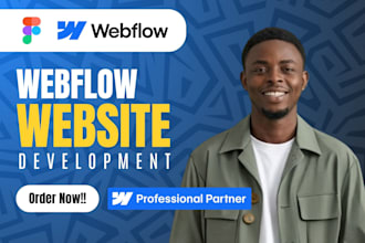 develop webflow website as webflow expert and webflow developer figma to webflow