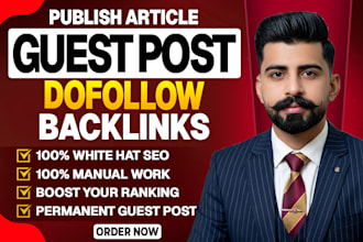 publish article on high da sites with premium guest post, seo guest post
