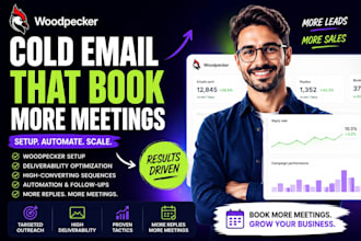 setup woodpecker cold email campaign woodpecker lead generation and automation