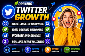 do twitter x marketing with organic growth and promotion