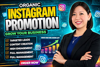 be your instagram marketing manager instagram promotion instagram organic growth