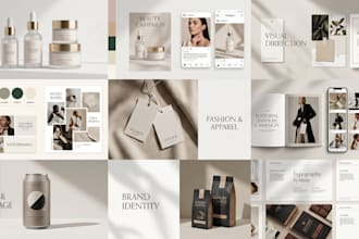 craft a complete visual direction and art direction for your brand