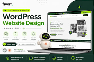 do wordpress elementor or divi website using claude