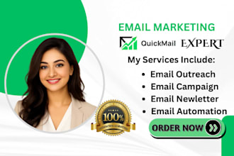 set up quickmail email outreach campaign  automation follow up sequences