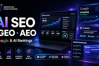 do complete monthly GEO, aeo, SEO, ai ranking for your website and google