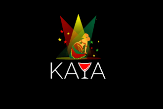 design modern bar, hookah, drinks, club, bartender, lounge or nightclub logo