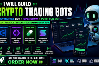 build polymarket bot, openclaw, pump fun bot, crypto trading, solana trading bot