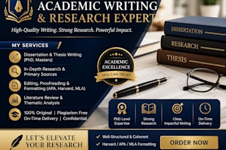 edit, proofread, and polish academic thesis for esl international students