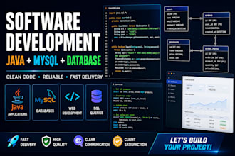 help with software development and database projects