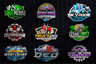 design modern and transport logo