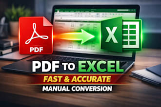 transform PDF data into an excel spreadsheet professionally