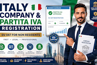 register partita iva italy company and vat for non residents