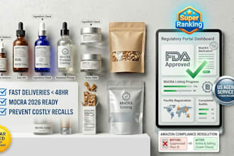 do regulatory affairs expert fda mocra amazon compliance consultant