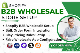 setup shopify b2b wholesale apps clay bulk order apps massy faire pricing rule