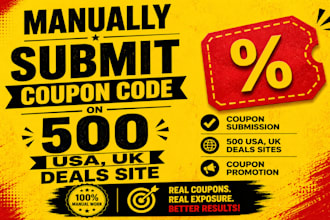 do coupon promotion submit coupon code on targeted deal site coupon submission