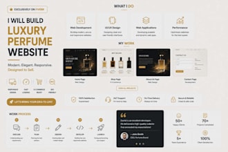 build a modern responsive website