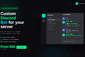 create a custom discord bot for your server
