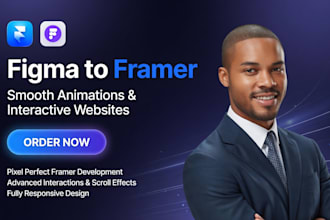 convert your figma design to a pixel perfect framer website, figma to framer