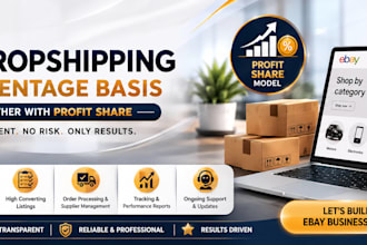 ebay dropshipping on percentage basis