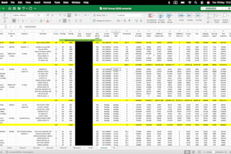 clean, format and organise your excel spreadsheet