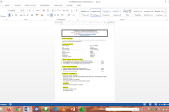 professionally type and format word document