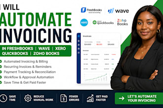 automate invoicing in freshbooks wave xero quickbooks zoho books