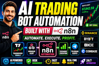 build custom n8n ai trading bot and automated crypto workflow