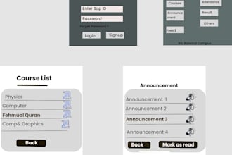 design UI UX design on figma for webiste and app