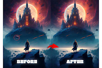 edit images, retouching photo and product image editing