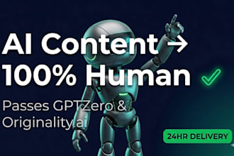humanize ai written blog content for saas and ecommerce brands