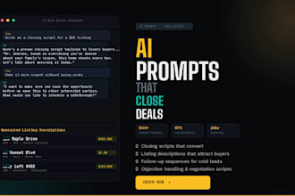 write ai prompts for everything
