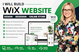 design wix website redesign wix website business website