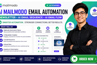 setup ai mailmodo email automation newsletter ai email sequence ai email flow
