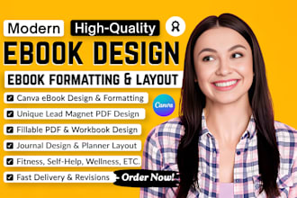 design canva ebook design workbook lead magnet design and kdp book formatting
