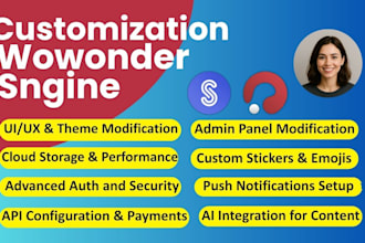 customize,redesign your wowonder or sngine website