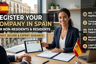 register your company in spain for residents and  nonresidents