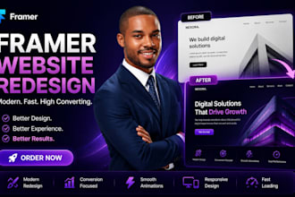 fix redesign or optimize your existing framer website