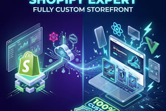 build a custom headless shopify store for you