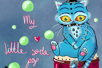 creare una ilustracion de tu mascota