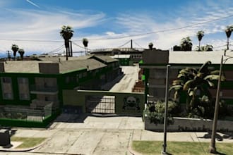 make fivem map, fivem custom mlo, fivem hood, fivem custom city, custom hood