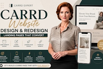 redesign carrd website design carrd landing page redesign carrd co