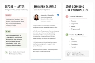 rewrite your linkedin profile for startup and tech roles